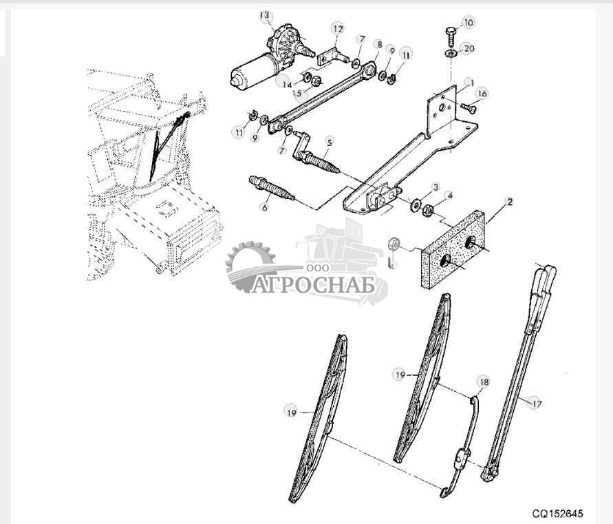 Стеклоочистители ветрового стекла 